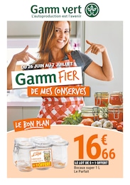 Catalogue Gamm vert "Gamm Fier de mes conserves" à Lille et alentours, 4 pages, 26/06/2024 - 07/07/2024