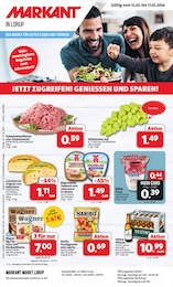 Markant Nordwest Prospekt für Lorup mit 12 Seiten Markant Nordwest Prospekt für Lorup: "DER MARKT FÜR GUTES ESSEN UND TRINKEN", 12 Seiten, 12.01.2026 - 17.01.2026
