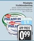 E xpress - Frischkäsezubereitung Angebot im Prospekt Frischkäsezubereitung bei E xpress im Prospekt "" für 0,99 €