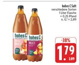 Saft im Angebot bei EDEKA in Gera Saft Angebote von hohes C bei EDEKA Gera für 1,79 €