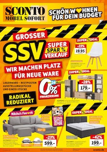 Sconto SB Prospekt GROSSER SSV mit 8 Seiten
