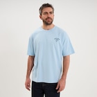 T-shirt manches courtes coton bleu clair homme - La Halle T-shirt manches courtes coton bleu clair homme à 11,19 € dans le catalogue La Halle