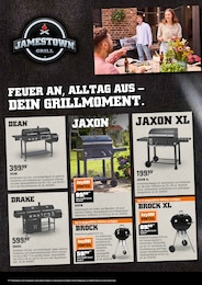 OBI Holzkohlegrill im Prospekt 