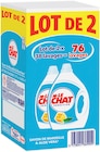Lessive liquide sensitive savon de Marseille 2x38 - LE CHAT en promo chez Intermarché Hyper Nancy à 11,66 €