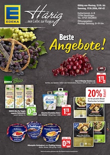 Aktueller EDEKA Reutlingen Prospekt EDEKA Prospekt Reutlingen "Aktuelle Angebote" mit 2 Seiten