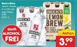 Aktuelle Becks Angebote bei Netto Marken-Discount in Ulm Aktuelles Ice und Lime Angebot bei Netto Marken-Discount in Ulm ab 3,99 €