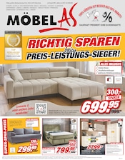 Aktueller Möbel AS Prospekt mit Bett, "RICHTIG SPAREN BEIM PREIS-LEISTUNGS-SIEGER!", Seite 1