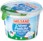 Crème Fraîche Épaisse Légère - MILSANI en promo à 1,25 € chez Aldi Crème Fraîche Épaisse Légère - MILSANI dans le catalogue Aldi