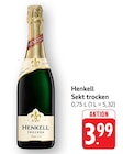 Sekt trocken im Angebot bei E center in Kaiserslautern Sekt trocken Angebote von Henkell bei E center Kaiserslautern für 3,99 €