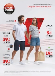T-Shirt Angebote im Prospekt "Coup de soleil sur les prix" von Sport 2000 auf Seite 1