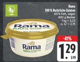 100% Natürliche Zutaten im Angebot bei EDEKA in Ansbach 100% Natürliche Zutaten Angebote von Rama bei EDEKA Ansbach für 1,29 €