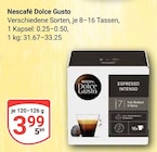 Dolce Gusto Angebote von Nescafé bei GLOBUS Oberhausen für 3,99 €