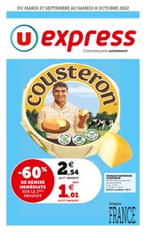 U Express Catalogue "Commerçants autrement", 20 pages, Villiers-Adam, 27/09/2022 - 09/10/2022 U Express Catalogue "Commerçants autrement", 20 pages, Villiers-Adam, 27/09/2022 - 09/10/2022