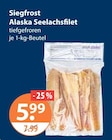 Alaska Seelachsfilet von Siegfrost im aktuellen V-Markt Prospekt für 5,99 €