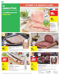Prix et réduction Boudin dans le prospectus Carrefour Market en cours Offre Boudin dans le catalogue Carrefour Market du moment à la page 34