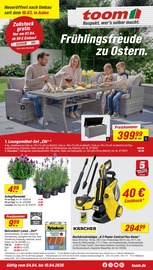 Aktueller toom Baumarkt Prospekt mit Pflanzen, "Respekt, wer's selber macht.", Seite 1