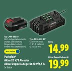 Akku 20 V/2 Ah Angebote von Parkside bei Lidl Hattingen für 14,99 €