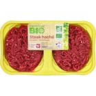 2 steaks hachés 15% M.G. CARREFOUR BIO en promo chez Carrefour Laon à 3,50 €