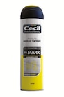 Peinture aérosol de marquage jaune 500ml - CECIL PROFESSIONNEL en promo chez Screwfix Amiens à 6,79 €