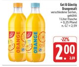 EDEKA Marktleuthen - Orangensaft Angebot im Prospekt Orangensaft bei EDEKA im Marktleuthen Prospekt für 2,00 €