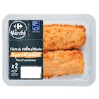 2 filets de colin d'Alaska façon meunière CARREFOUR Le Marché  MSC à 2,49 € dans le catalogue Carrefour