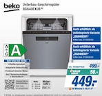 Unterbau-Geschirrspüler BG840EXUB Angebote von beko bei expert Cuxhaven für 449,00 €