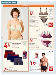 Offre Sous-Vêtements Femme dans le catalogue Auchan Hypermarché du moment à la page 40