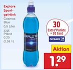 Explore Sportgetränk Cosmos Blue bei Netto Marken-Discount im Witzenhausen Prospekt für 1,29 €