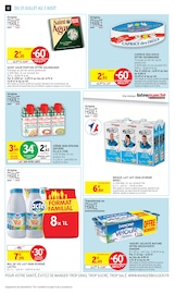Promos Lait Demi-Écrémé dans le catalogue "34% EN AVANTAGE CARTE" de Intermarché Super Lait Demi-Écrémé en promo dans le catalogue Intermarché Super à la page 12