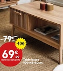 Table basse en promo chez Maxi Bazar Nîmes à 69,99 €