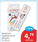 Insektenstichpflaster von Moskinto für 4,79 € bei budni im Angebot Insektenstichpflaster von Moskinto im aktuellen budni Prospekt
