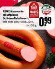 Westfälische Schinkenfleischwurst Angebote von REWE Hausmarke bei REWE Beckum für 0,99 €