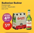 Premium Lager im Angebot bei Trink und Spare in Leverkusen Premium Lager Angebote von Budweiser Budvar bei Trink und Spare Leverkusen für 4,99 €