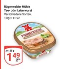 Tee- oder Leberwurst im Angebot bei GLOBUS in Rostock Tee- oder Leberwurst Angebote von Rügenwalder Mühle bei GLOBUS Rostock für 1,49 €