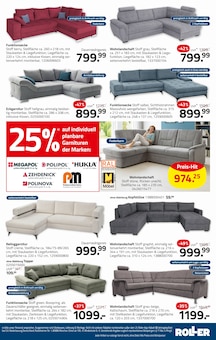 Sofa im aktuellen ROLLER Prospekt (Münster) Sofa im ROLLER Prospekt "HOT SALE" mit 22 Seiten (Münster)