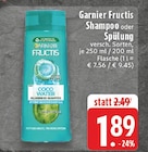 Shampoo im Angebot bei E center in Mülheim Shampoo Angebote von Garnier Fructis bei E center Mülheim für 1,89 €