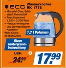 Wasserkocher RK 1776 Angebote von ECG bei expert Ahaus für 17,99 €