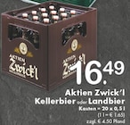 TOP Getränke Gütersloh - Zwick'l Kellerbier Angebot im Prospekt Zwick'l Kellerbier bei TOP Getränke im Gütersloh Prospekt für 16,49 €