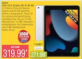 iPad 10.2 (9.Gen) Wi-Fi 64 GB Angebote von Apple bei Marktkauf Cuxhaven für 271,99 €