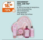 GESCHENKSET HERZ "FOR YOU" im aktuellen Müller Prospekt