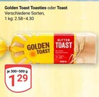 Toasties oder Toast Angebote von Golden Toast bei GLOBUS Rüsselsheim für 1,29 €