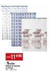 Rideau de douche en tissus - Arvix - Cora à Caen Rideau de douche en tissus - Arvix en promo chez Cora Caen à 11,90 €