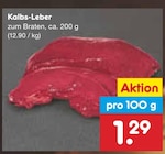 Netto Marken-Discount Stößen - Kalbs-Leber Angebot im Prospekt Kalbs-Leber bei Netto Marken-Discount im Stößen Prospekt für 1,29 €