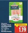 Geflügel-Frischwurstaufschnitt von Wiesenhof im aktuellen E center Prospekt