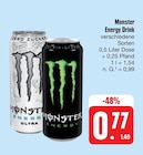 Energy Drink Ultra oder Energy Drink Angebote von Monster bei E center Chemnitz für 0,77 €