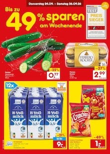 Milch im aktuellen Netto Marken-Discount Prospekt (Düsseldorf) Milch im Netto Marken-Discount Prospekt "Aktuelle Angebote" mit 71 Seiten (Düsseldorf)