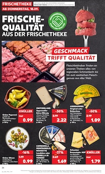 Käse im Kaufland Prospekt "KNÜLLER" mit 54 Seiten (Wuppertal)