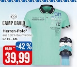 Herren-Polo Angebote von Camp David bei Kaufhaus Stolz Stralsund für 39,99 €