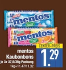 Mint Kaubonbons von Mentos für 1,29 € bei EDEKA im Angebot Mint Kaubonbons von Mentos im aktuellen EDEKA Prospekt