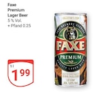 Premium Lager Beer im Angebot bei GLOBUS in Wenden Premium Lager Beer Angebote von Faxe bei GLOBUS Wenden für 1,99 €